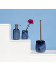 Sirmione Ceramic Toothbrush Tumbler Reactive Blue - BATHROOM - Toothbrush Holders - Soko and Co