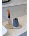 Sirmione Ceramic Tumbler Slate - BATHROOM - Toothbrush Holders - Soko and Co