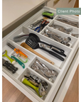 Sky 5 Compartment Custom Fit Cutlery Tray Grey - KITCHEN - Cutlery Trays - Soko and Co
