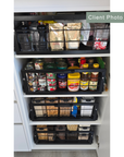 Medium Pull Out Pantry Drawer Black - KITCHEN - Shelves and Racks - Soko and Co