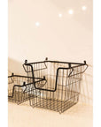 Stackable Black Wire Basket Set - KITCHEN - Shelves and Racks - Soko and Co