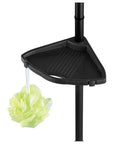 Telescopic Corner Shower Caddy Black - BATHROOM - Shower Caddies - Soko and Co