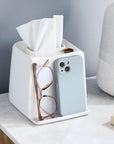 The Ledge Tissue Holder Cube - BATHROOM - Makeup Storage - Soko and Co