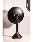 The Opal Freestanding LED 5x Magnified Mirror Black - BATHROOM - Mirrors - Soko and Co