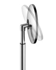 The Opal Freestanding LED 5x Magnified Mirror Gun Metal - BATHROOM - Mirrors - Soko and Co