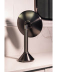 The Opal Freestanding LED 5x Magnified Mirror Gun Metal - BATHROOM - Mirrors - Soko and Co