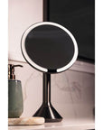 The Opal Freestanding LED 5x Magnified Mirror Gun Metal - BATHROOM - Mirrors - Soko and Co