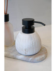 Tornano Ceramic Soap Dispenser Gold - BATHROOM - Soap Dispensers and Trays - Soko and Co
