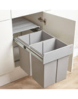 Wesco 40L Double Pull Out Cupboard Bin - KITCHEN - Bins - Soko and Co
