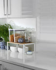 45cm Wide Bamboo Pantry Shelf White - KITCHEN - Shelves and Racks - Soko and Co
