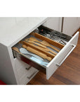 Bamboo Kitchen Drawer Dividers 2 Pack - KITCHEN - Cutlery Trays - Soko and Co