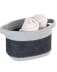 Bea 2.5L Felt Storage Basket Dark Grey - HOME STORAGE - Baskets and Totes - Soko and Co