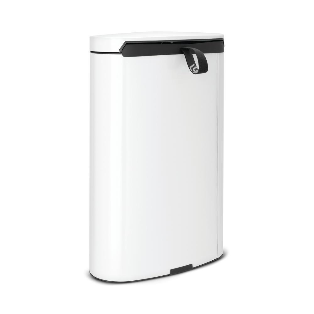 brabantia pedal bin 30 litre Brabantia 30L Flatback Pedal Kitchen Rubbish Bin White