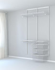 Elfa 1200 Standard Wardrobe Storage Solution White - ELFA - Ready Made Solutions - Soko and Co