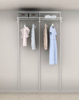 Elfa Basic Hanging Wardrobe Storage Solution W: 120 White - ELFA - Ready Made Solutions - Soko and Co