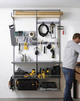 Elfa Deluxe Garage Tool Storage Solution W: 120 White - ELFA - Ready Made Solutions - Soko and Co