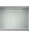 Elfa Hang Out Wardrobe Storage Solution White - ELFA - Ready Made Solutions - Soko and Co