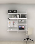 Elfa Home Office Work Station W: 120 White - ELFA - Ready Made Solutions - Soko and Co