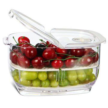 Felli 1.8L Duo Fresh Fridge Storage Container