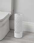 Hexacube Toilet Roll Holder White - BATHROOM - Toilet Roll Holders - Soko and Co