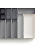 Joseph Joseph Blox 10 Piece Drawer Organiser Set Grey - KITCHEN - Cutlery Trays - Soko and Co
