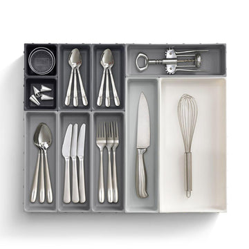 Joseph Joseph Blox 10 Piece Drawer Organiser Set Grey