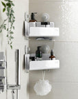Joseph Joseph EasyStore Corner Shower Basket 2 Pack - BATHROOM - Suction - Soko and Co