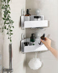 Joseph Joseph EasyStore Corner Shower Basket 2 Pack - BATHROOM - Suction - Soko and Co
