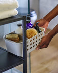 Joseph Joseph EasyStore Small Bathroom Storage Basket Ecru - BATHROOM - Squeegees and Cleaning - Soko and Co