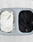 Joseph Joseph Tota 90L Twin Laundry Hamper Grey - LAUNDRY - Hampers - Soko and Co