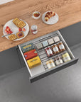 Lava X-Pand Expandable In Drawer Spice Rack Matte Black - KITCHEN - Spice Racks - Soko and Co