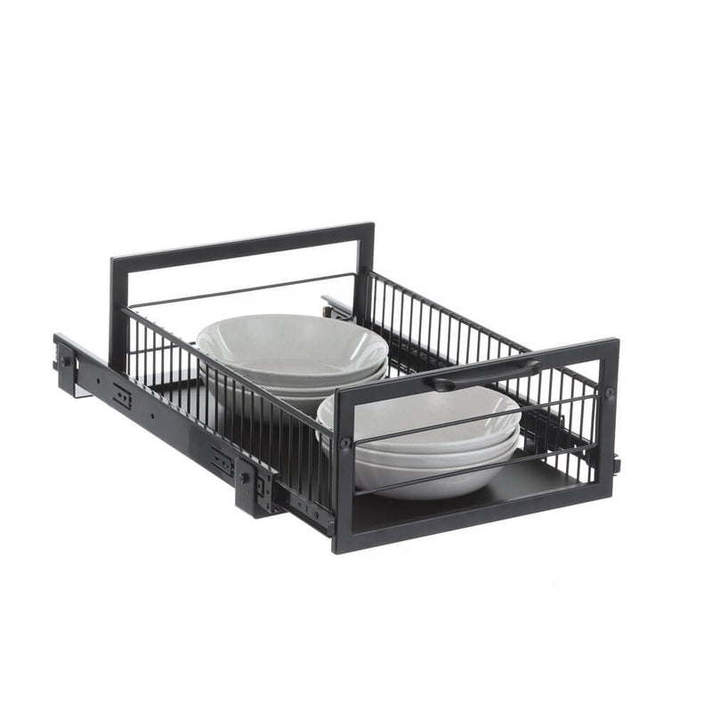 Medium Pull Out Pantry Drawer Black
