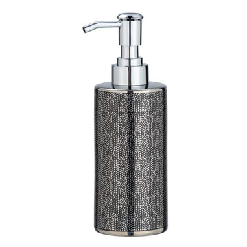 Nuria Ceramic Soap Dispenser Silver Anthracite