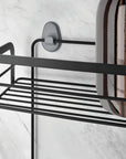 Origin 3 Tier Corner Shower Caddy & Shelf Matte Black - BATHROOM - Shower Caddies - Soko and Co