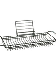 Powder Coated Bath Caddy Matte Black - BATHROOM - Accessories - Soko and Co