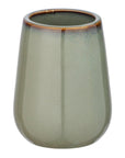 Sirmione Ceramic Toothbrush Tumbler Reactive Green - BATHROOM - Toothbrush Holders - Soko and Co