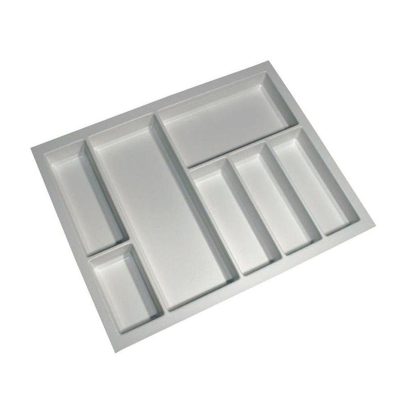 Sky 7 Compartment Custom Fit Cutlery Tray White