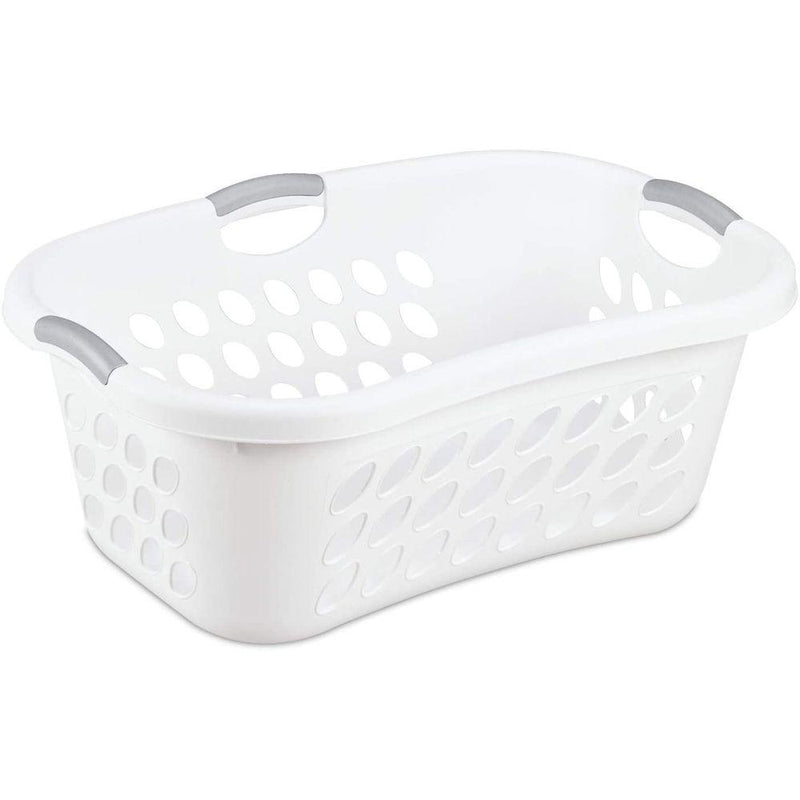 Sterilite 44L Hip Hugger Laundry Basket White