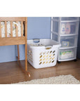 Sterilite Ultra 53L Square Laundry Basket White - LAUNDRY - Baskets and Trolleys - Soko and Co