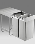 Wesco 64L Double Pull Out Cupboard Bin - KITCHEN - Bins - Soko and Co
