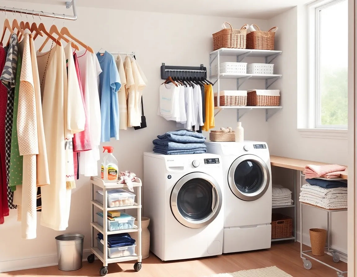 7 Laundry Room Organisation Ideas That Save Time and Space