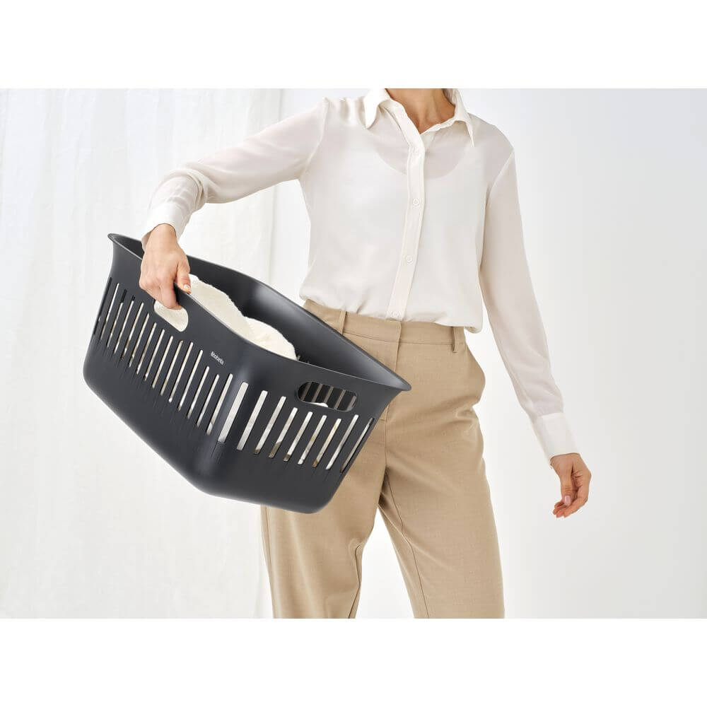 Brabantia Collect It Laundry Basket 40L Black - LAUNDRY - Baskets and Trolleys - Soko and Co