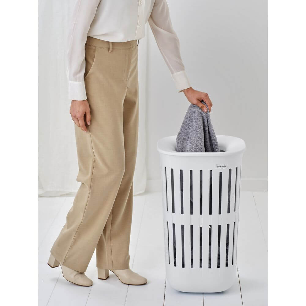 Brabantia Collect It Laundry Hamper 55L White - LAUNDRY - Hampers - Soko and Co