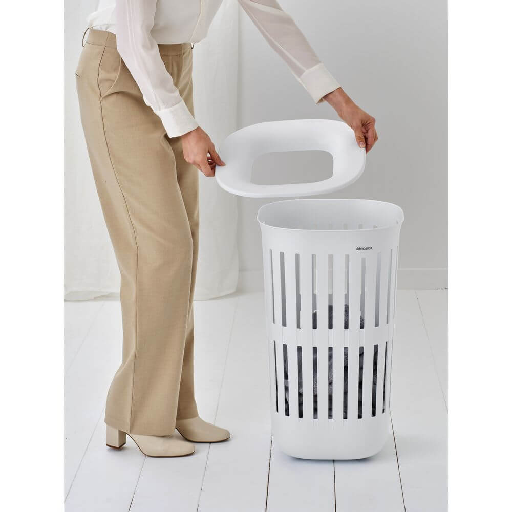 Brabantia Collect It Laundry Hamper 55L White - LAUNDRY - Hampers - Soko and Co