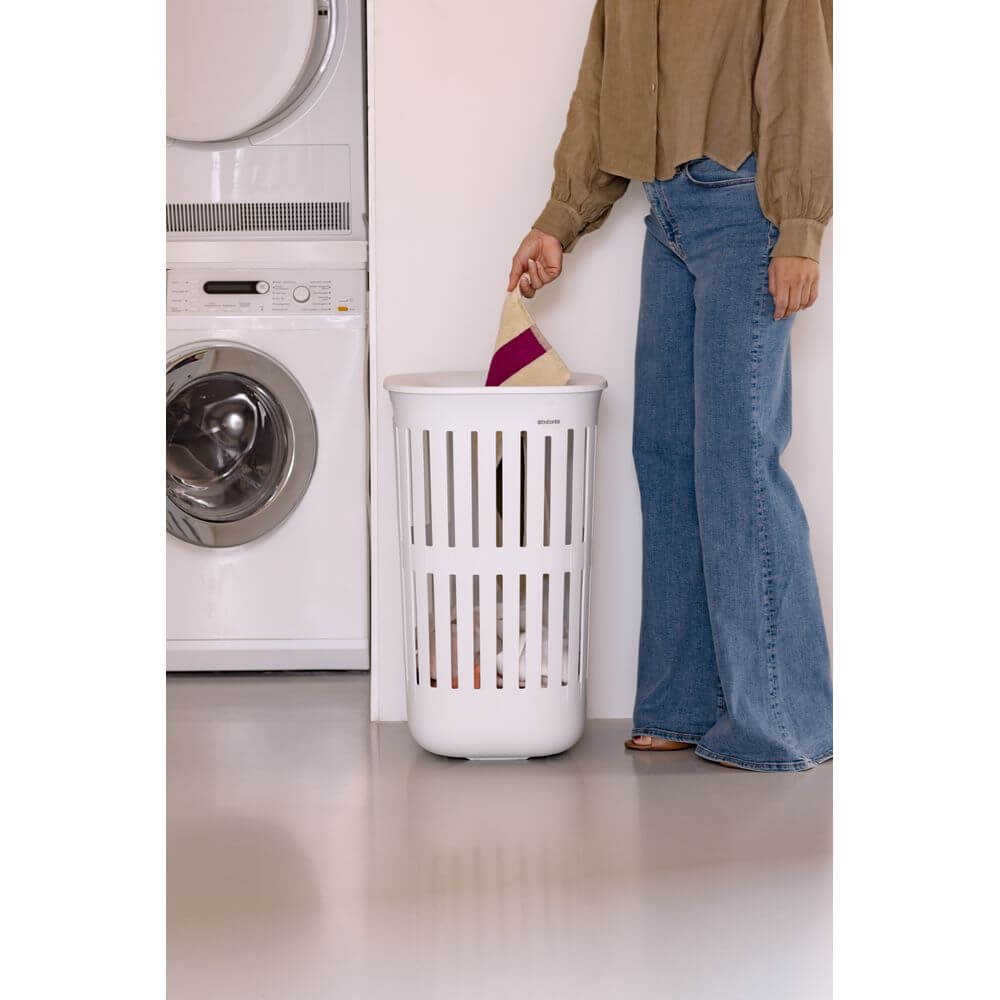 Brabantia Collect It Laundry Hamper 55L White - LAUNDRY - Hampers - Soko and Co