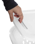 Slim Sterilite 62L Laundry Hamper White With Hinged Lid - LAUNDRY - Hampers - Soko and Co