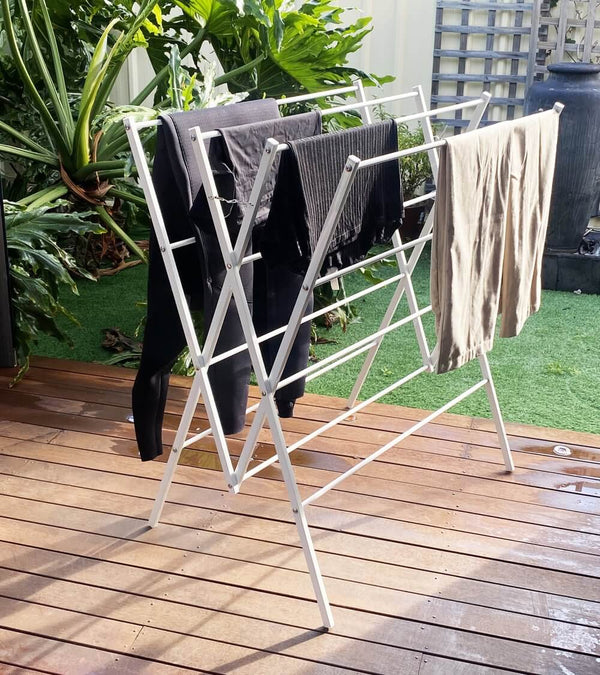 3 Pack Limited Edition Heavy Duty Clothes Airer White