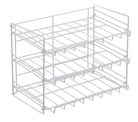3 Tier Can Rack White