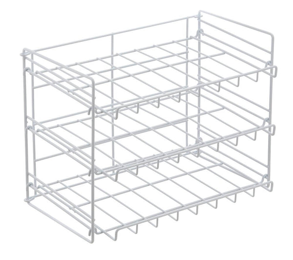 3 Tier Can Rack White