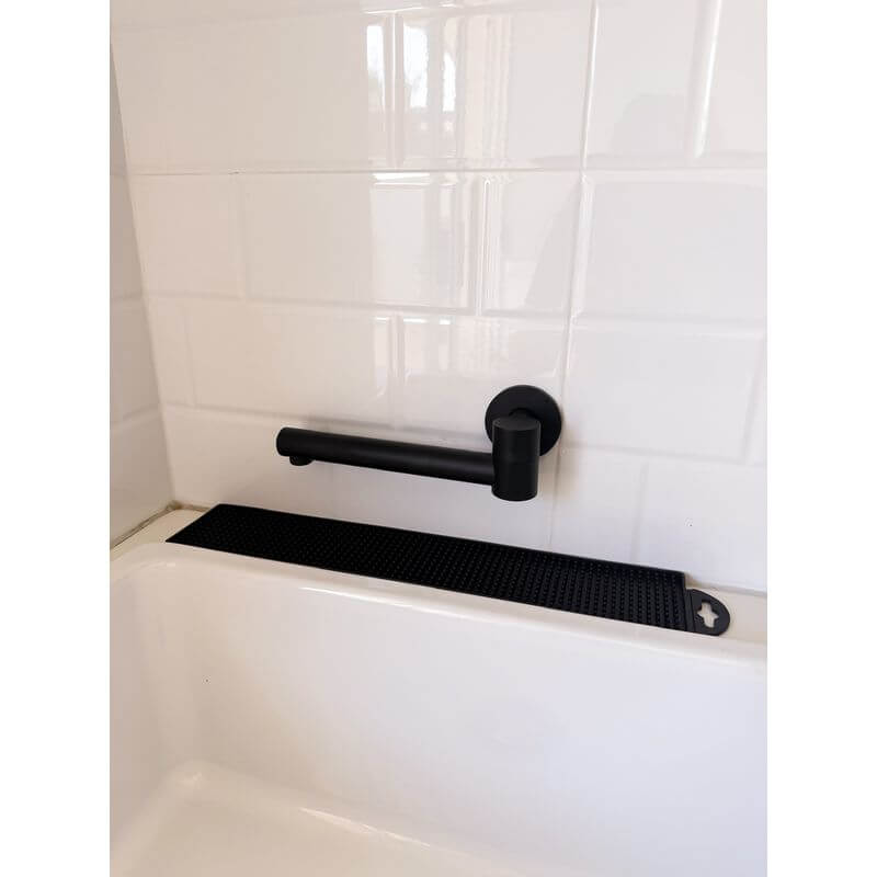 42cm Slim Silicone Dish Drying Mat Black - KITCHEN - Dish Racks and Mats - Soko and Co